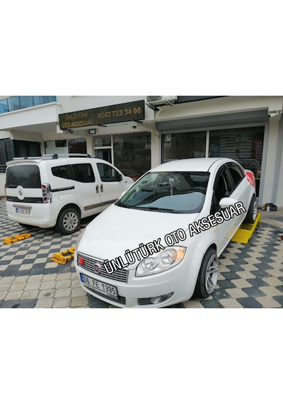 OtoÇizgi Fiat Linea Cam Rüzgarlığı 2006-2018 Arası Mugen 4.Lü Parlak Siyah OtoÇizgi