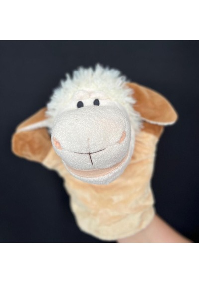 Kukla Ağzı Hareket Edebilen 4 Adet Peluş Kukla Çok Renkli