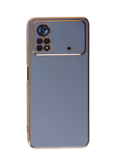 Xiaomi Poco X4 Pro 5g Uyumlu Kılıf Volet Silikon - Mavi