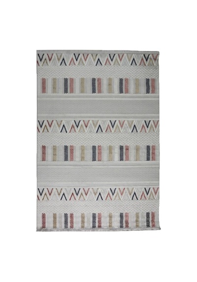 Arma Serisi Multi Renkli Etnik Desenli Modern Halı Mc 371 Çok Renkli
