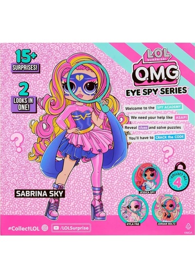 Lol Surprise Omg Eye Spy Sabrina Sky Moda Bebek Ve Aksesuar Seti 1 Adet