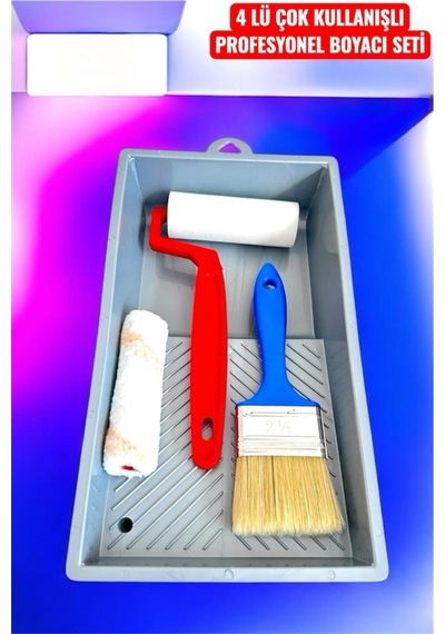 4lü Boyacı Seti Mavi - 737237933 Mavi