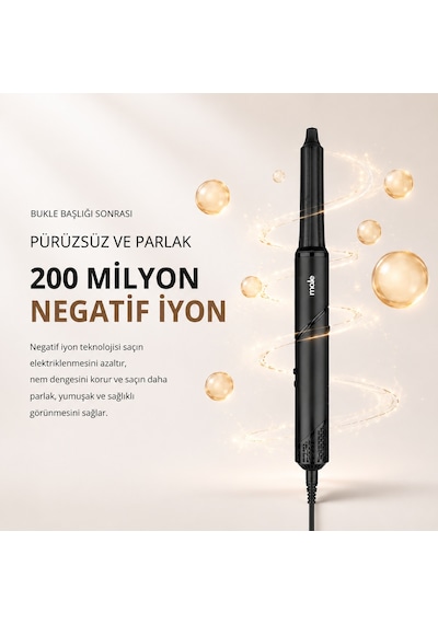 MOLE M1 7in1 Saç Şekillendirme Seti