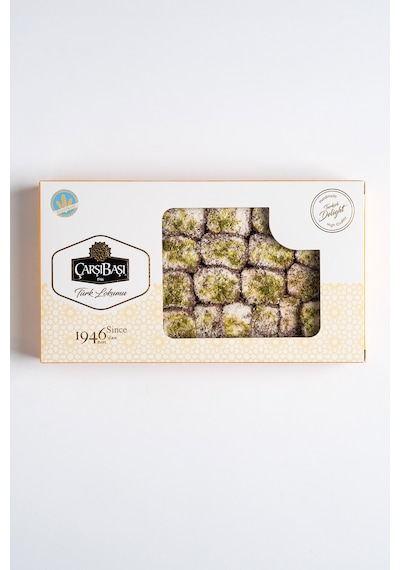 Glutensiz Hindistan Cevizli Antep Fıstıklı Kakaolu Sultan Lokumu 500 Gram