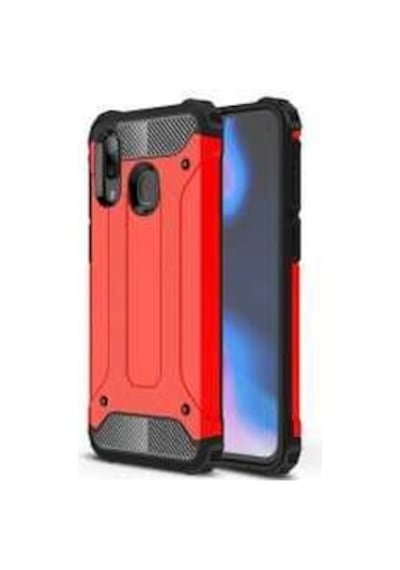 Noktaks - Xiaomi Uyumlu Xiaomi Redmi 7 - Kılıf Çift Katman Zırh Tank Crash Military Kapak - Siyah T8666 Siyah