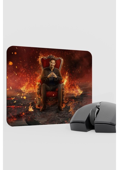 Lucifer V1 22x18 Gaming Kauçuk Kaymaz Taban Mouse Pad Fare Altlığı