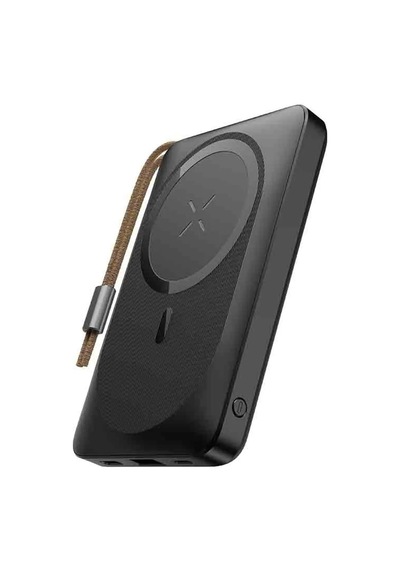 P89 10.000 Mah 20w Magsafe Kablosuz Şarjlı Powerbank Siyah Siyah