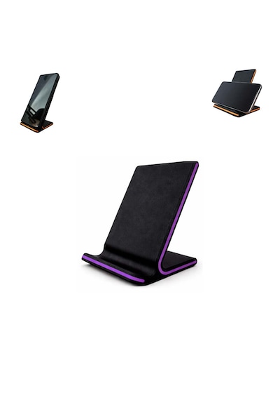 Özel Üretim Telefon Standı Telefon Tutucu Masaüstü Vb. İçin Özel Tasarım Ebat: 10,3 Cm X 6,9 Cm X 7 Cm Siyah - Lila Özel Üretim Telefon Standı Telefon Tutucu Masaüstü Vb. İçin Özel Tasarım Ebat: 10,3 Cm X 6,9 Cm X 7 Cm Siyah - Lila