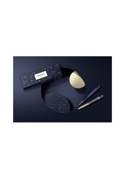 Caran D'ache 849 Cosmic Blue Special Edition Tükenmez Kalem Gilded 849.224 Çok Renkli