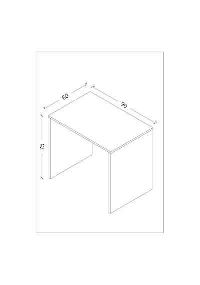 Bicabin Bicabin Homely Desk Çalışma Masası Laptop/Ofis Masası (499677768) Meşe