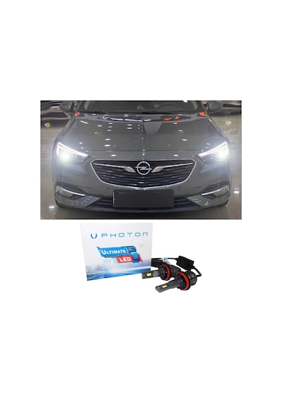Opel İnsignia B Led Xenon Uzun Far Ampulü H7 Ultimate 9500 Lumens Yeni Seri Beyaz 2017+