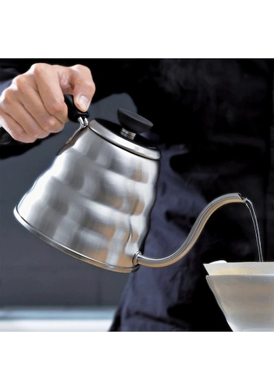 Morponi Barista Kettle 1200 Mı 3. Nesil Kahve Filtre Kahve Demleme İbriği Drip Kettle Gümüş