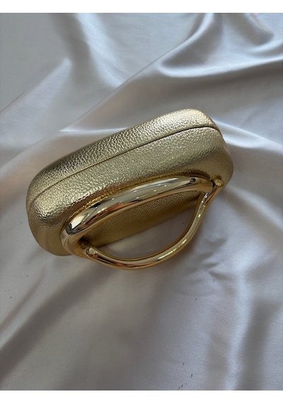 Öznora Babil Model Gold Desenli Abiye El Ve Omuz Çantası Çok Renkli