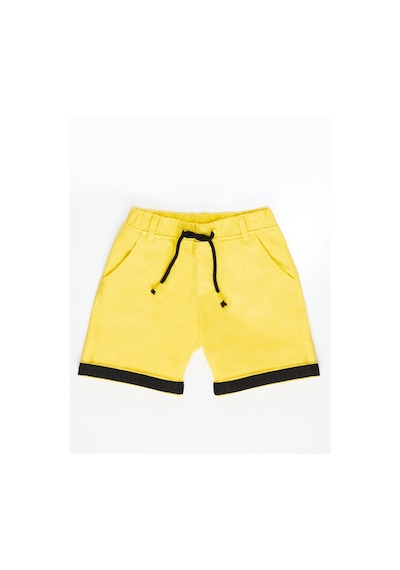 Denokids Mushi Sarı Erkek Çocuk Gabardin Şort Çok Renkli