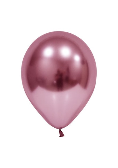 Krom Parlak 12" Balon 50 Adet Pembe