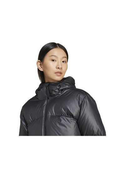 Adidas W Bıg Baffle Kadın Spor Mont - Iv9771 Siyah