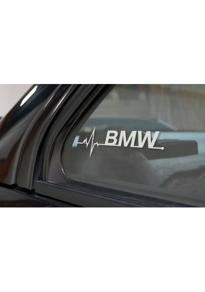 E53 E61 E63 E64 Kelebek Cam Sticker Etiket Yapıştırma 2 Ad