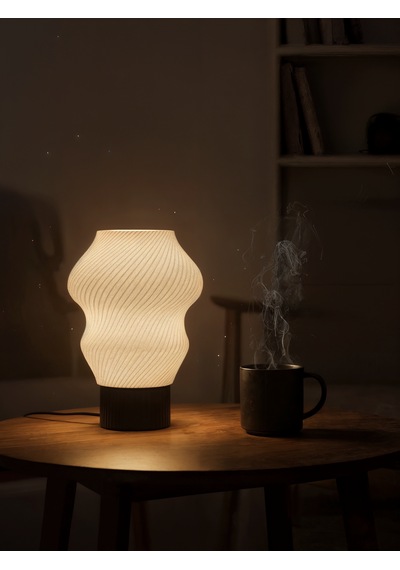 Madame - Modern Masa Ve Gece Lambası Ambiyans Lambası, Dekoratif Led Abajur Beyaz