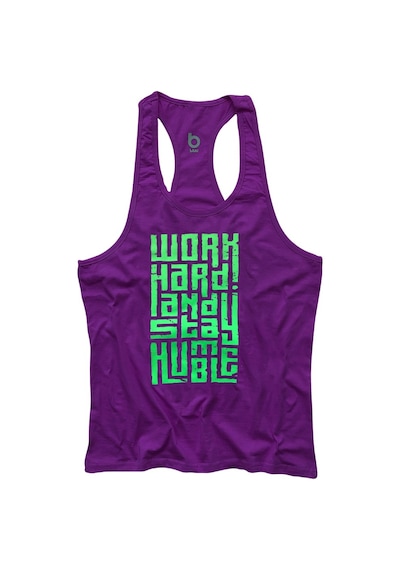 Bluu Hmblegr Fitness Gym Tank Top Sporcu Atleti (532942200) Mor