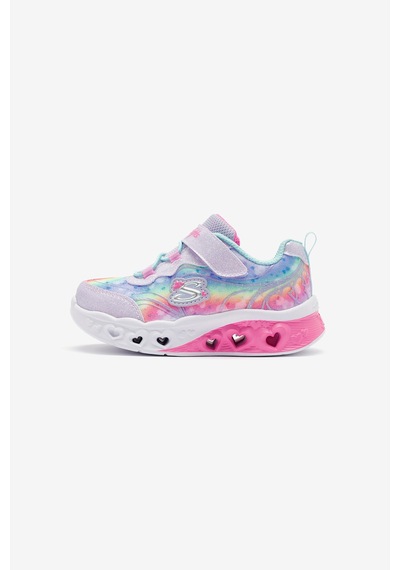 Panço Skechers Flutter Heart Lıghts Kız Bebek Ayakkabı Çok Renkli
