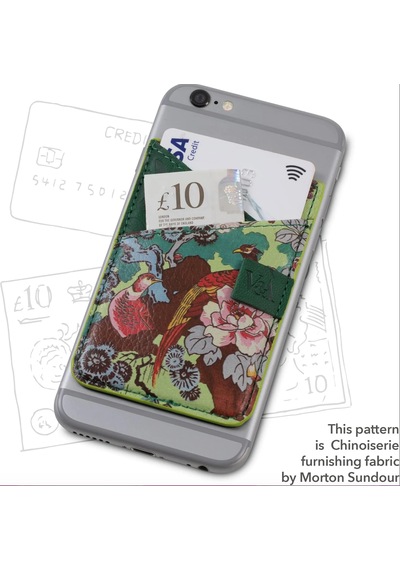 If V&a Bookaroo Yapışkanlı Telefon Arkası Kartlık Ve Cüzdan - Botanik Kuş