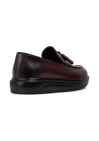 Deery Hakiki Deri Bordo Comfort Erkek Loafer - 01840mbrdp02 Bordo
