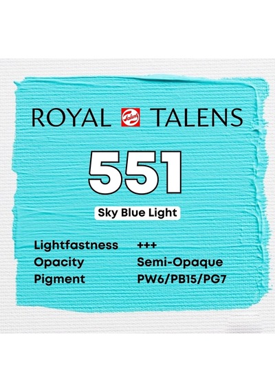 Talens Art Creation Akrilik Boya 75 ML Sky Blue Light 551