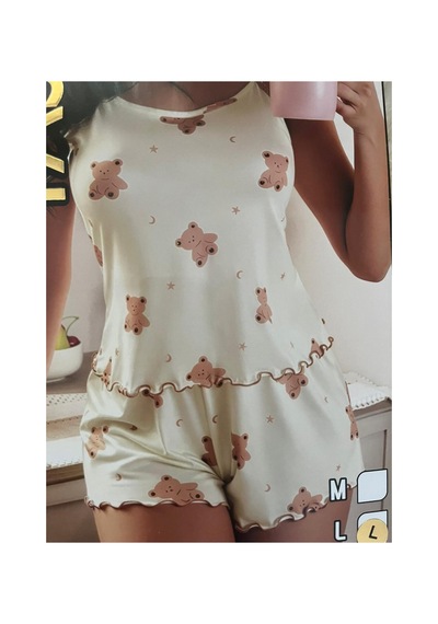 Passionies Pijama Takımı Krem