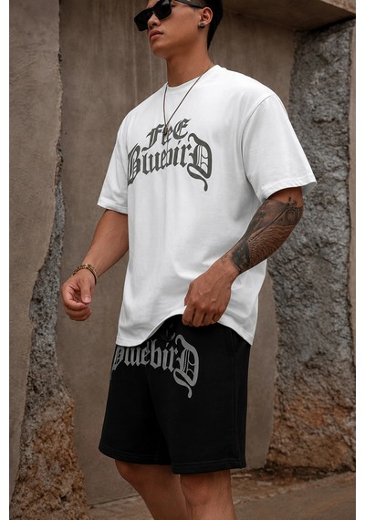 Hypemode Loose Fit Erkek Kısa Kollu Gömlek Ve Şort Takım Haki