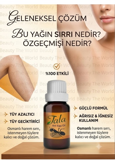 Tala Karınca Yumurtası Yağı - İstenmeyen Tüylere Doğal Ve Kalıcı Çözüm