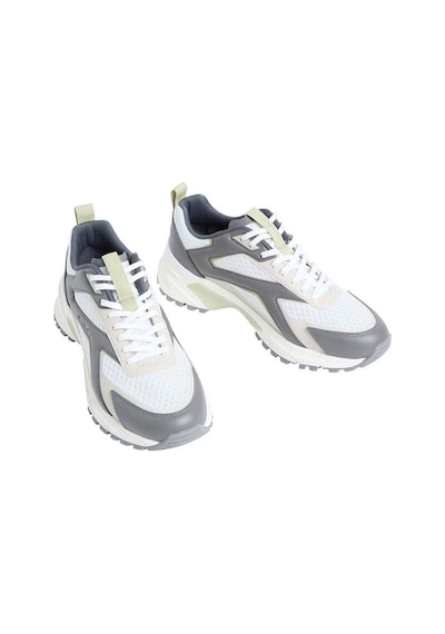Calvin Klein Jeans Hıke Runner Laceup Strıp Logolu Erkek Sneaker Beyaz/gri Hm0hm021540k0 Çok Renkli Calvin Klein Jeans Hıke Runner Laceup Strıp Logolu Erkek Sneaker Beyaz/gri Hm0hm021540k0 Çok Renkli