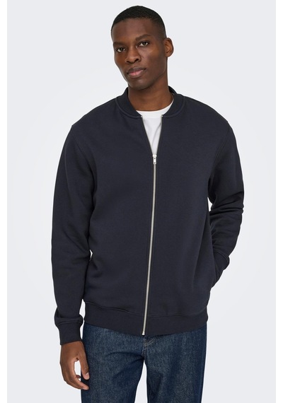 Only & Sons Onsceres Reg Zıp Bomber Jck Noos Siyah