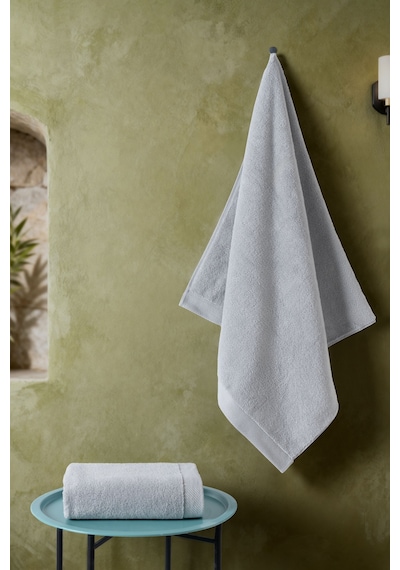 Varol Lord Serisi 2 Li Microcotton Havlu Seti 50x90 & 80x150 Cm, 500 Gsm gri
