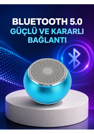 Mini Bluetooth Speaker Uzun Pil Ömrü, Şık Ve Hafif Tasarım Yeni Nesil - Lisinya