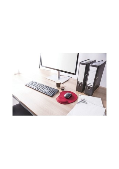Trust Bigfoot Jel Mousepad Kırmızı Bilek Desteği İle Rahat Kullanım