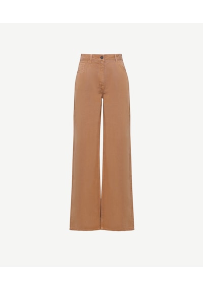 Yargıcı Düz Yüksek Bel Pantolon 26ykpn3060x 008 Camel