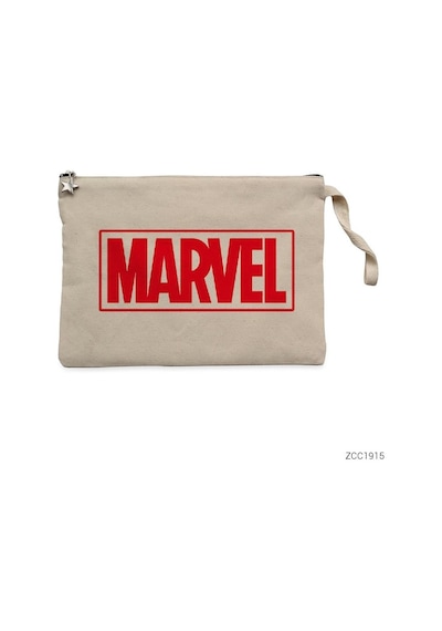 Zepplin Giyim Marvel Logo Clutch Astarlı Cüzdan / El Çantası