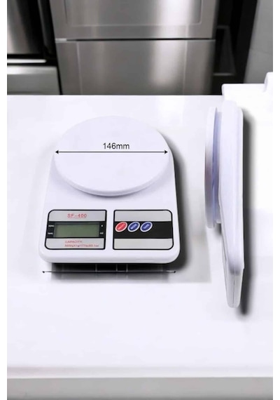 Dijital Mutfak Tartısı, 10 Kg, Lcd Ekran, Otomatik Kapanma Diğer