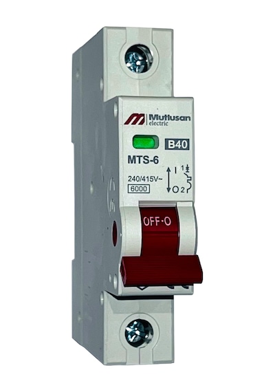 Mutlusan Mts06-1040b 1x40a 6ka B Tipi Otomatik Sigorta