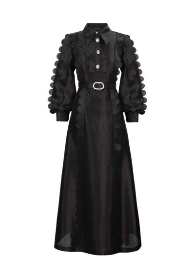 Senna Carter Dress Siyah Siyah