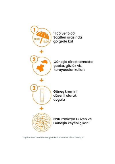 Naturavia Leke Karşıtı Ve Nemlendirici Yüz Ve Vücut Güneş Kremi SPF50+ 50 ML