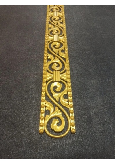 Poliüretan Dekoratif Duvar&tavan Çıta Bordürü -altın Renk En:10 Cm-boy:100 Cm -duvar Süsü