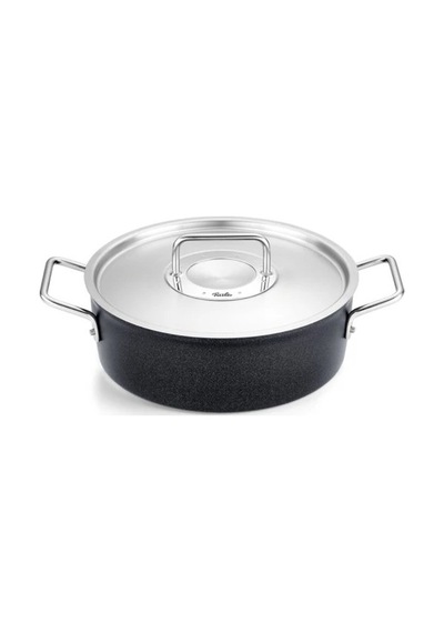 Fissler Adamant 5 Parça Tencere Seti Cam Kapaklı İndiksiyon Tabanlı Siyah