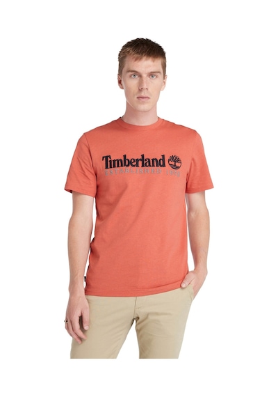 Timberland Embroidery Logo Tee Beyaz Erkek Kısa Kol T-Shirt 000000000101987897 Beyaz