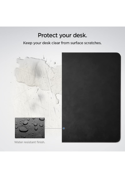 Spigen Regnum Büyük Boy 90x40cm Mouse Pad Vegan Deri Ld302 Siyah - App04762 Spigen Tr  - Teşhir