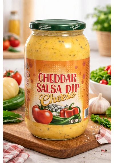Cheddar Salsa Dip Peynir Sosu 1000 G