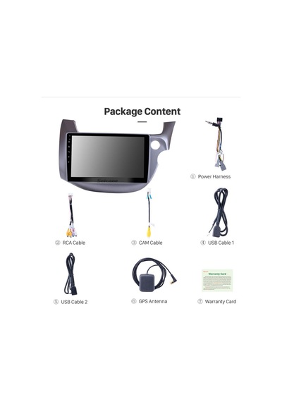 Honda Jazz 2008-2013 Multimedya Navigasyon Usb Kamera Carplayer 4 Ram Uyumlu