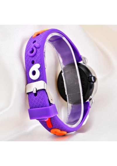 Şık 3d Silikon Kordon Figürlü Led Ekran Küçük Çocuk Kol Saat 04-09 Yaş St-304145
