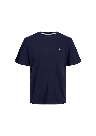 Jack & Jones Jack&jones Paulos Erkek Lacivert Yuvarlak Yaka Tişört 12245087-NVY Lacivert