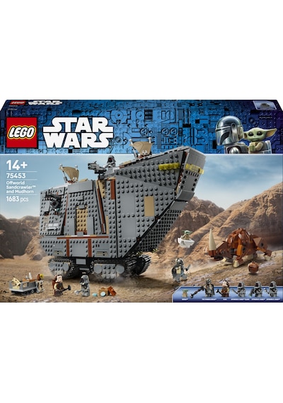 LEGO® Star Wars™ Gezegen Dışı Kum Taşıtı ve Mudhorn 75453 - 14 Yaş ve Üzeri için 7 Karakter İçeren Oyuncak Yapım Seti (1683 Parça)